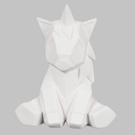 Ceramic Bisque Unicorn Facet-ini - Case of 6